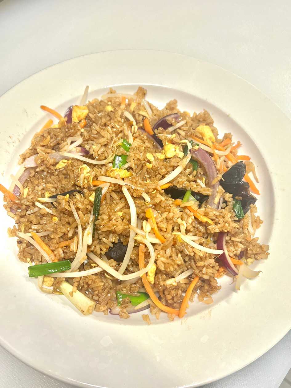 Fried rice with vegetables