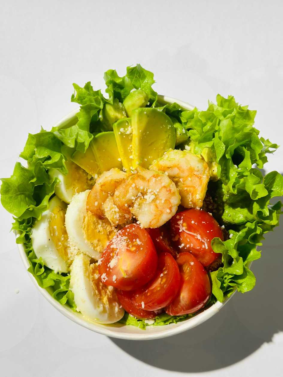 shrimp bowl salad