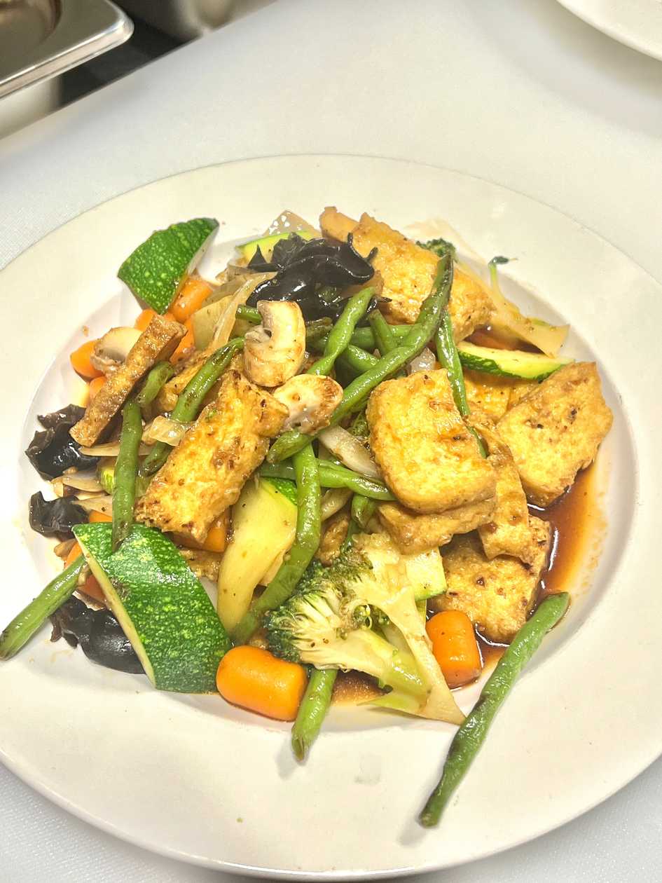 Tofu with vegetables