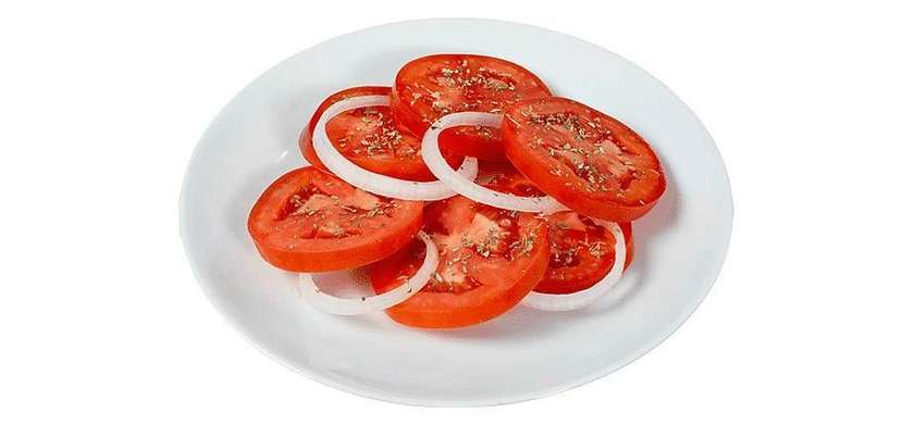 Salada de Tomate e Cebola