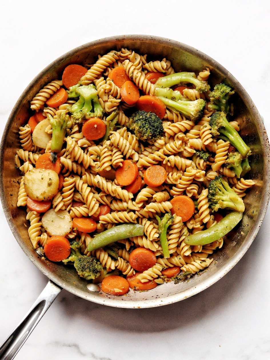 Stir fried pasta