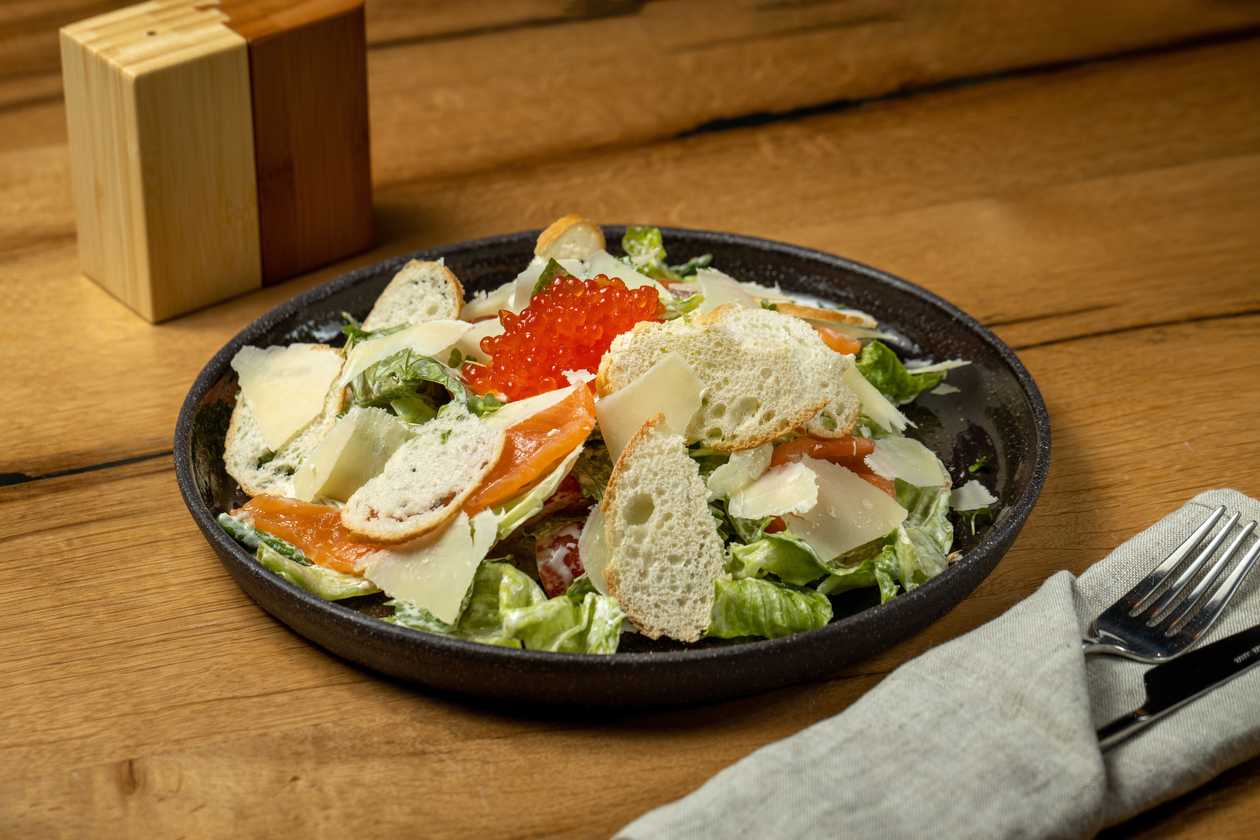 Caesar With Salmon