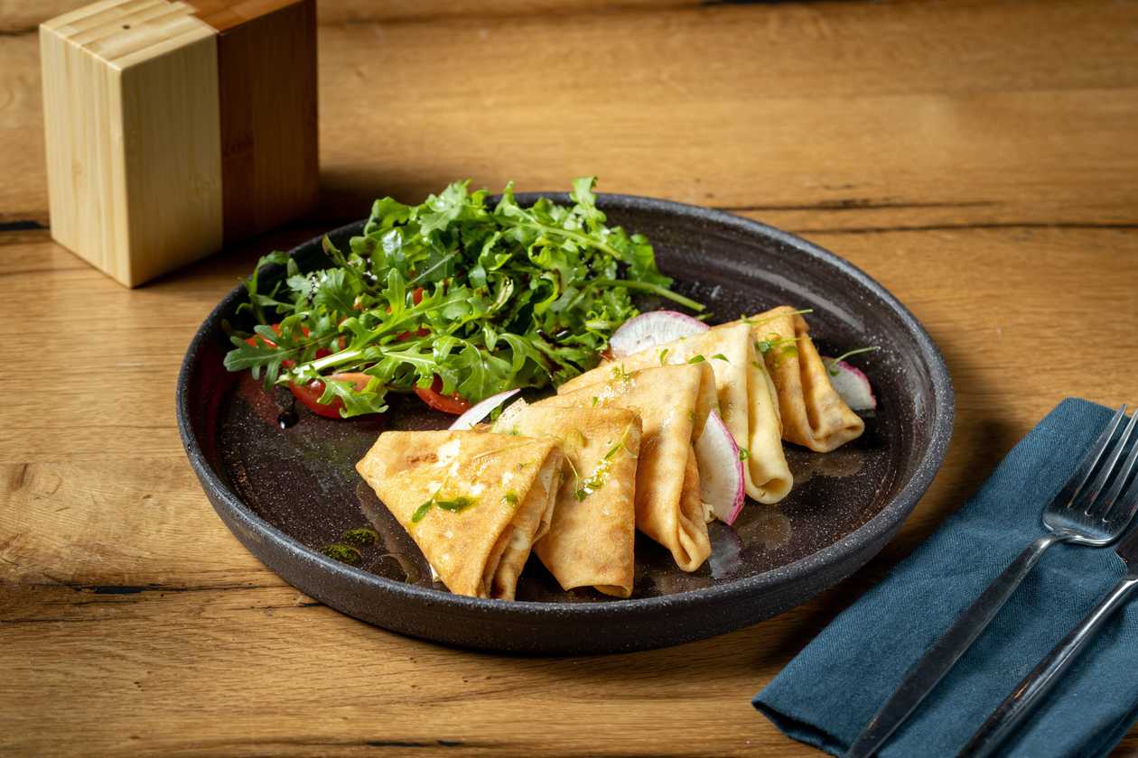 Crepes With Salmon And Cream Cheese