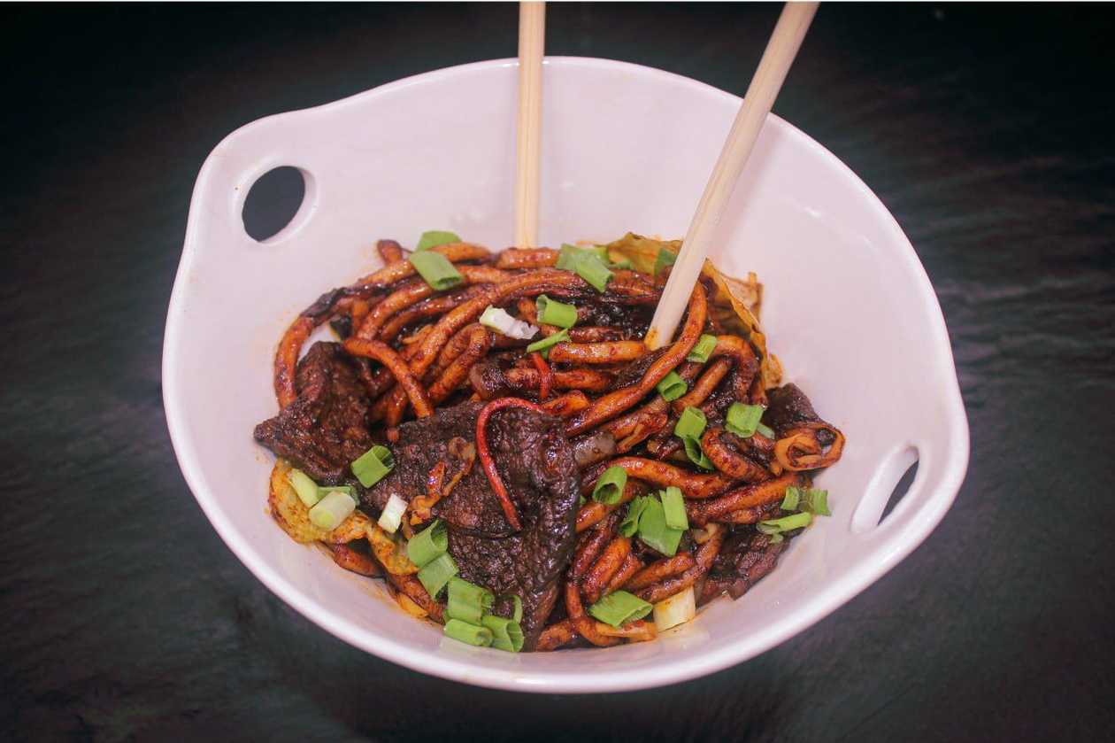 Spicy Udon Bulgogi with Beef