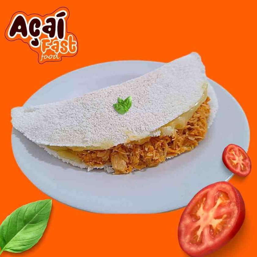 Tapioca de Frango com Queijo
