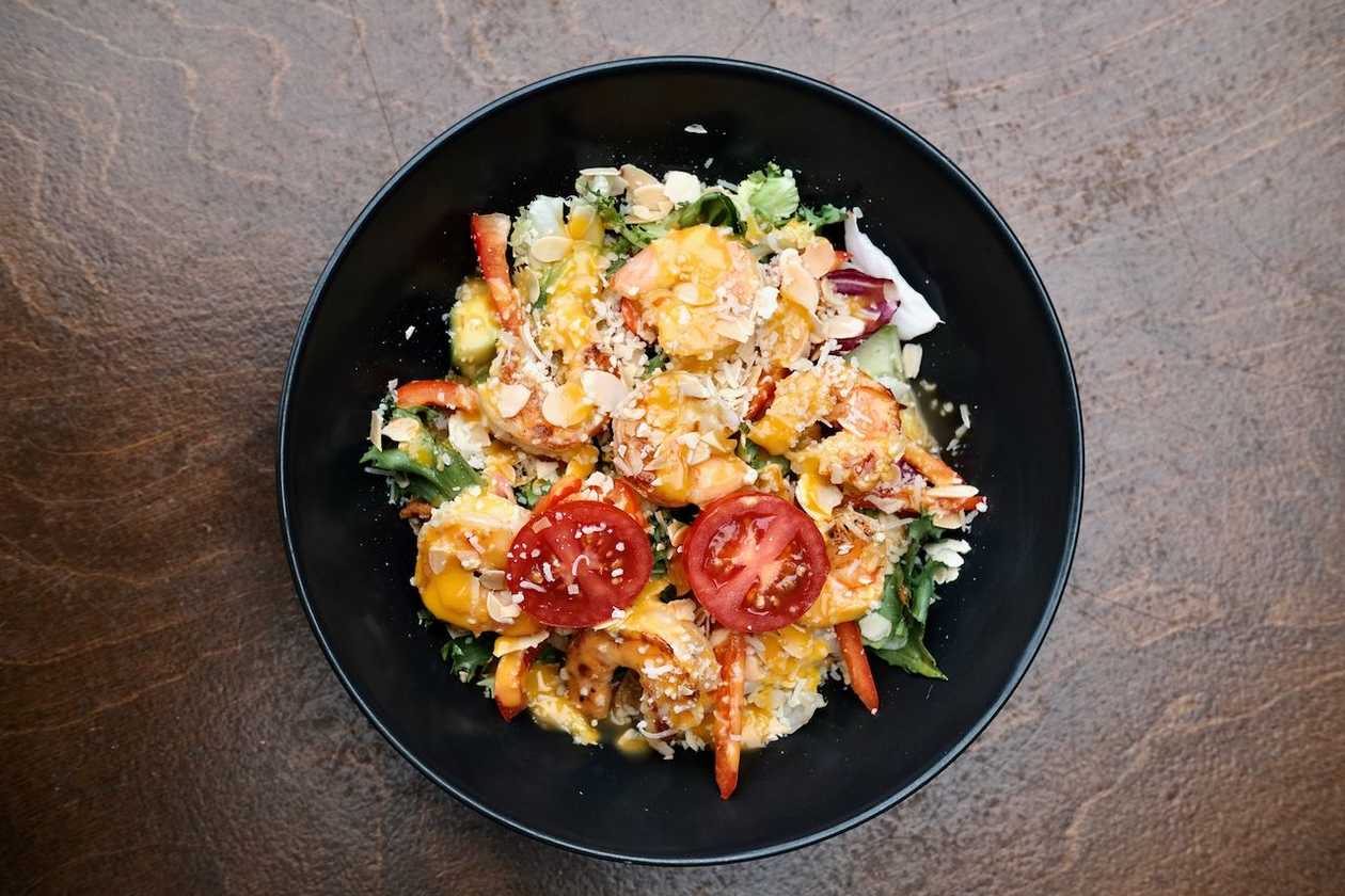 Delicious shrimp salad