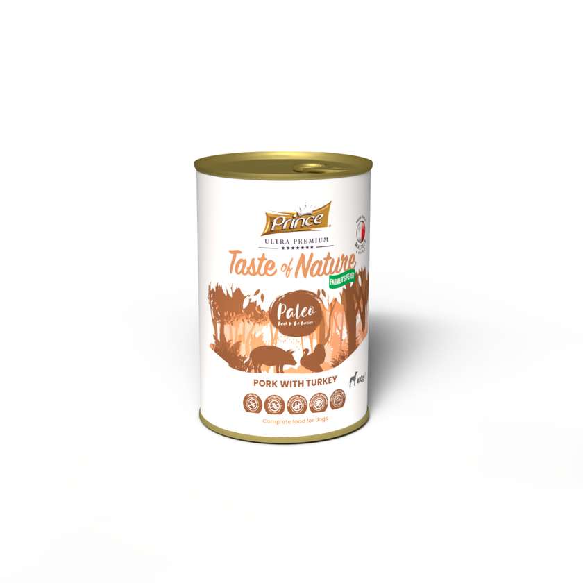 Prince Taste of Nature Paleo Pork and Turkey - 800g