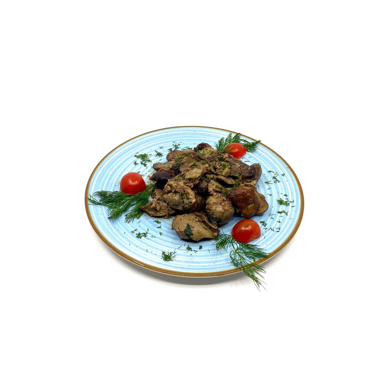 Liver with pomegranate