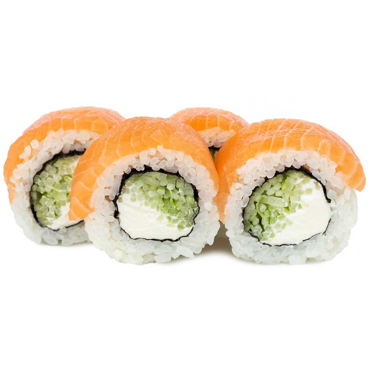Philadelphia with salmon