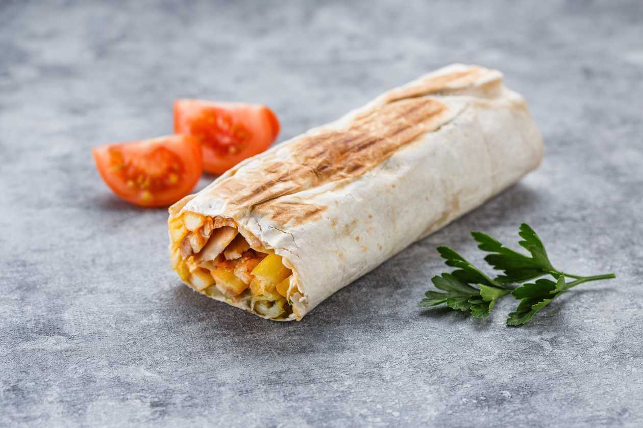 Veiseliha kebabivrapp