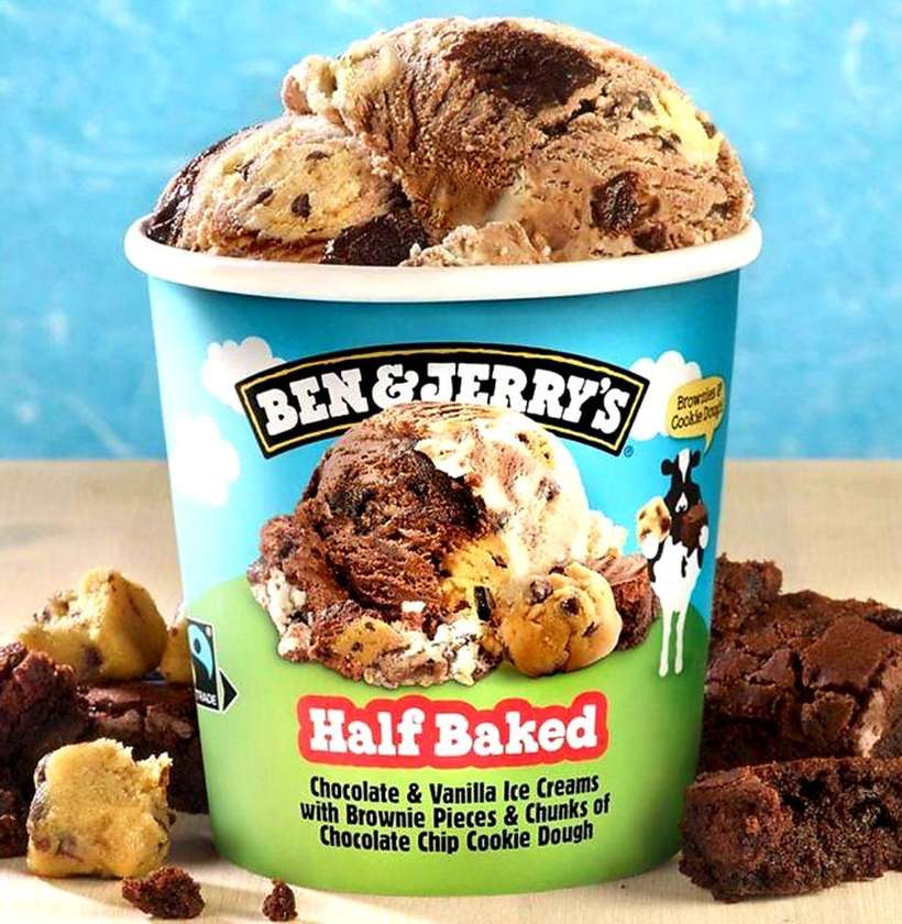 New 2024 Ben & Jerry’s Half Baked Cup Ice Cream 465ML