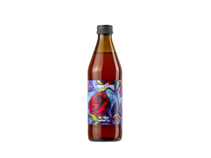 Mellos ruža&ibištek 330ml