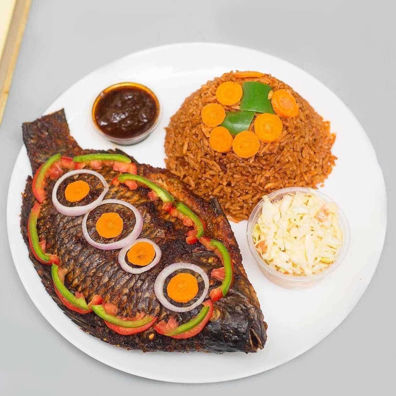 Tilapia With Jollof