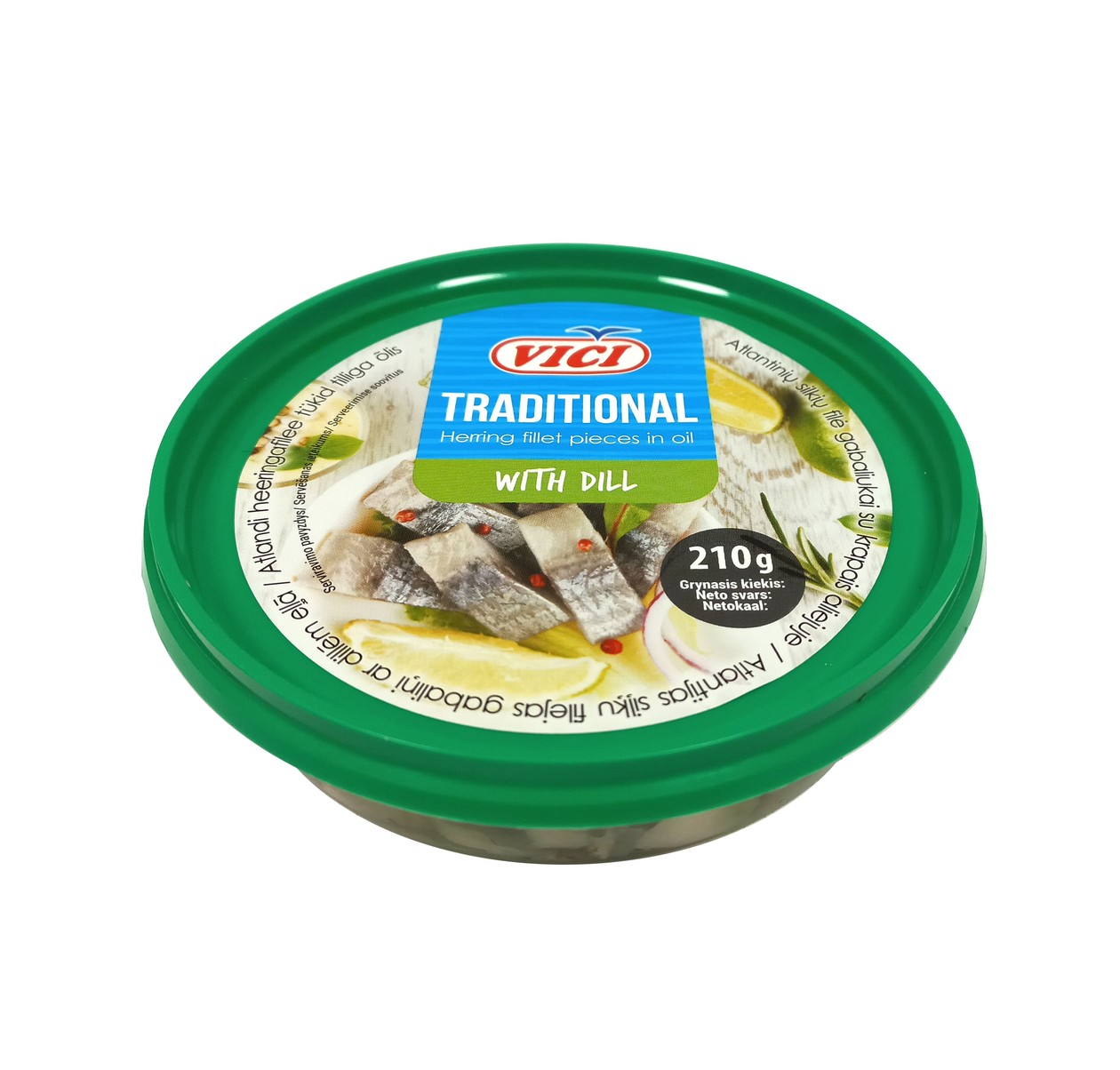 Siļķes fileja ar dillēm, Viči, 210 g (termiņa atlaide)