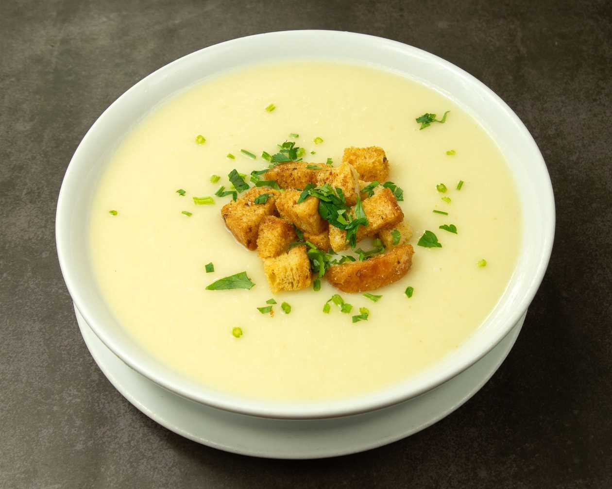 Krem z Białych Warzyw