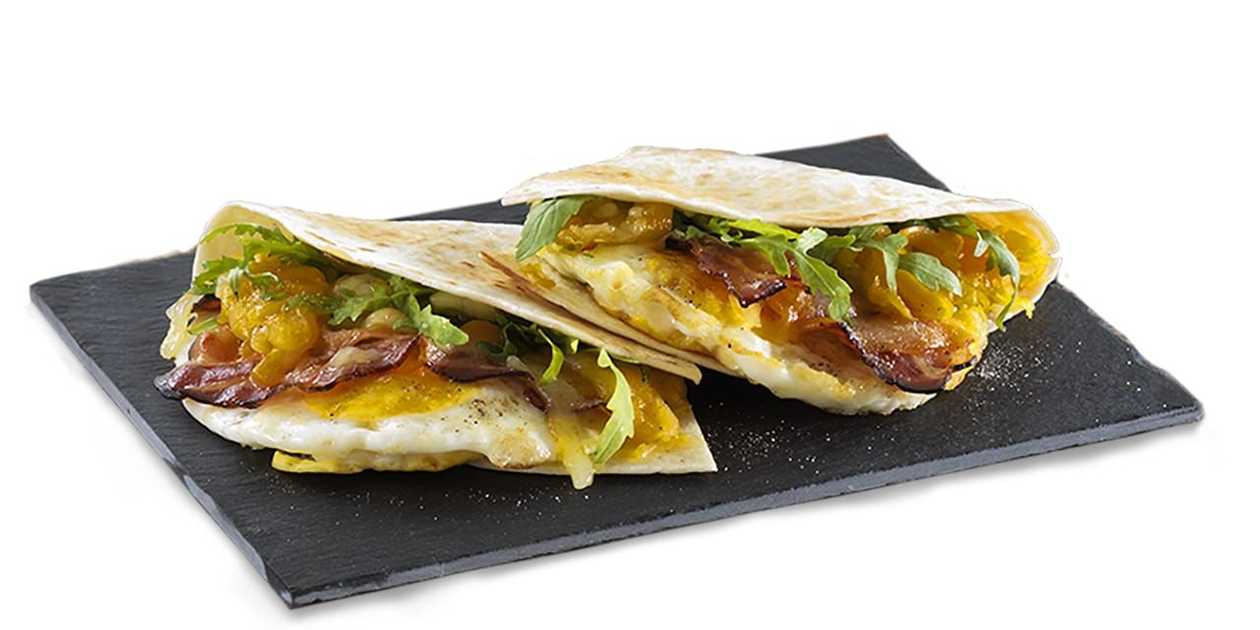 Qurrito z jajkiem i bekonem