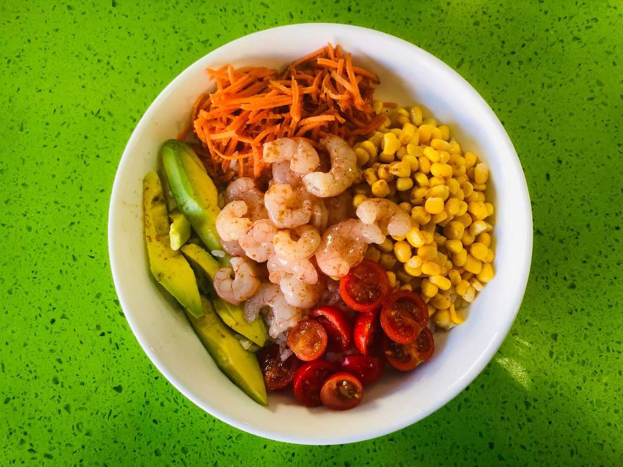 Poke Prawn Salad
