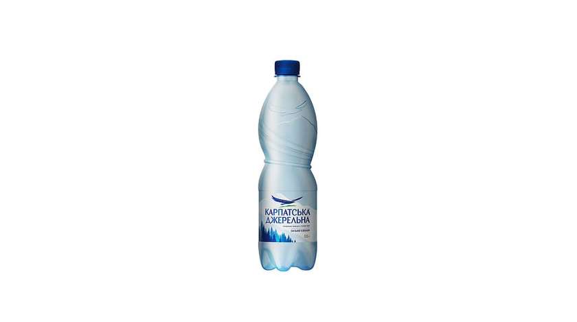 Вода газ Карпатська Джерельна, 0,5 л
