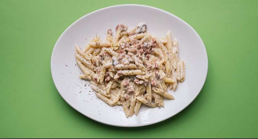 Penne Funghi, Pancetta & Cream Pasta
