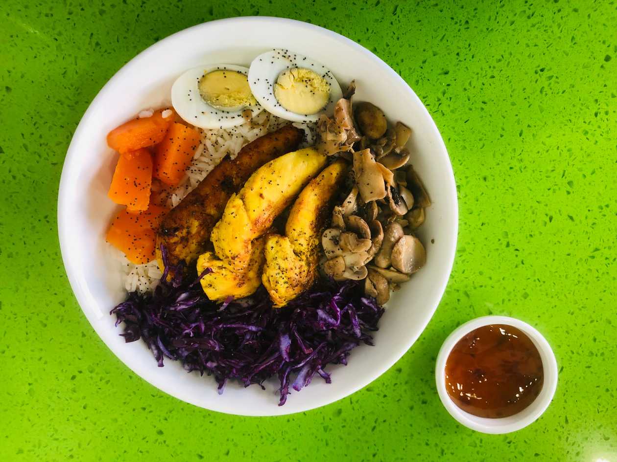 Poke Chicken Salad
