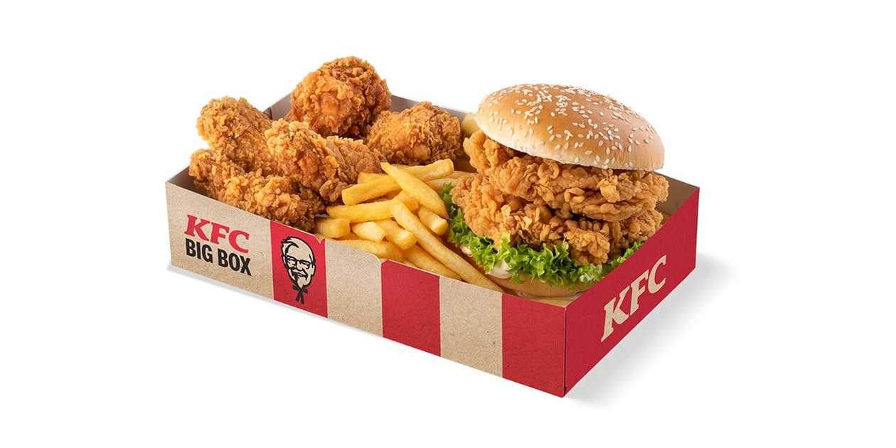 Zinger Burger Podwójny Big Box