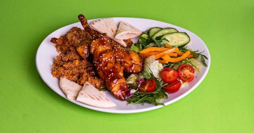 BBQ Chicken Kebabs
