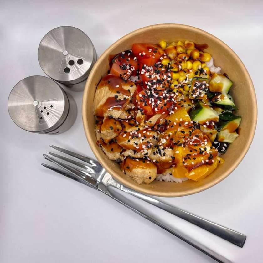 Poke With Chicken
