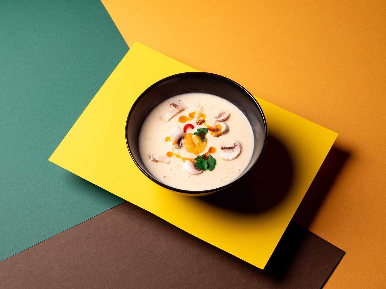 Tom Kha Kai with Shrimp