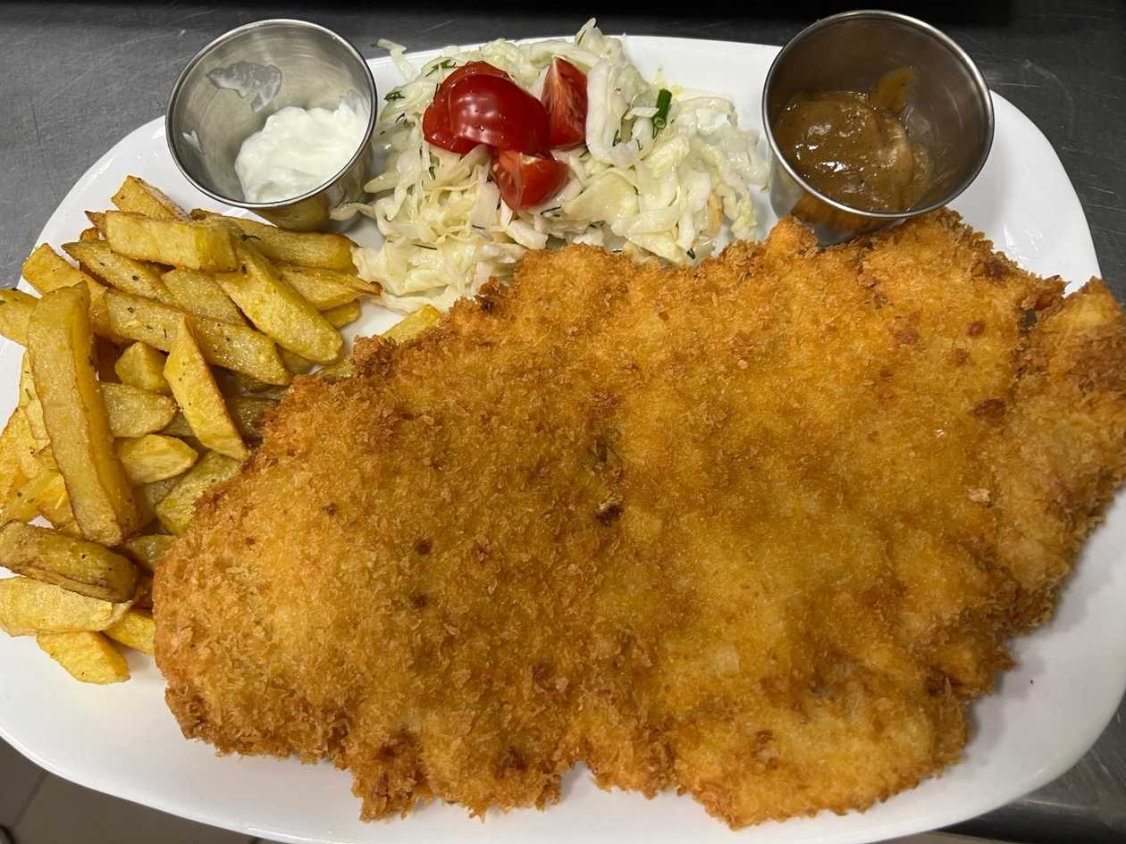 Tomahawk de porc Crispy