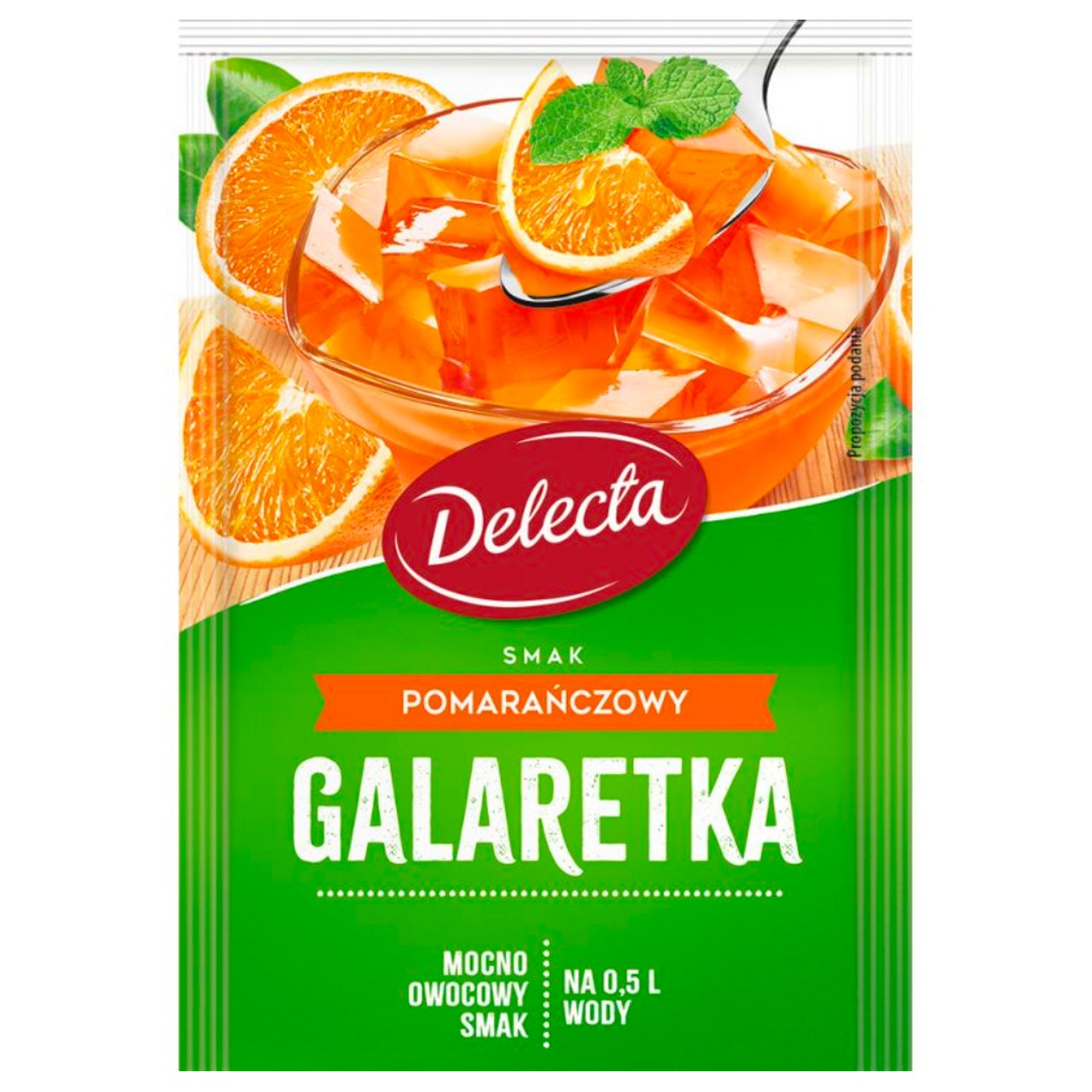 Jelly Orange Flavor Delecta 70g (expires soon)