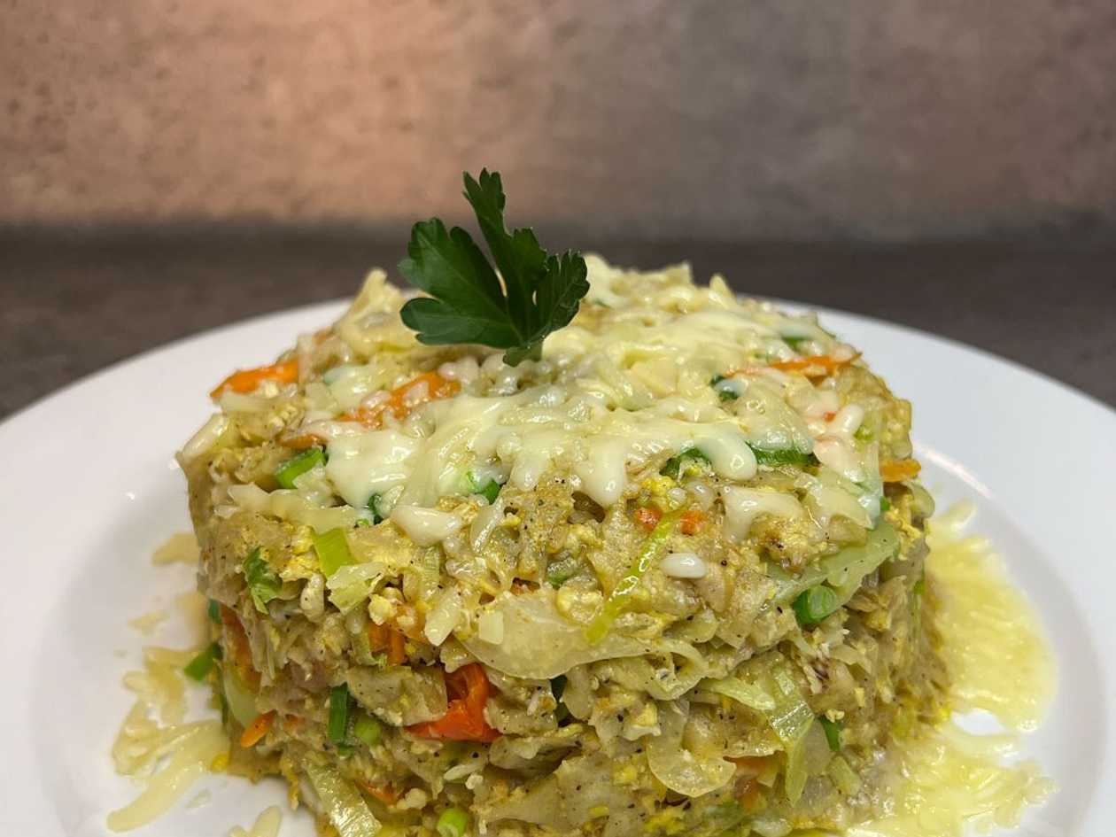 Egg cheese kothu