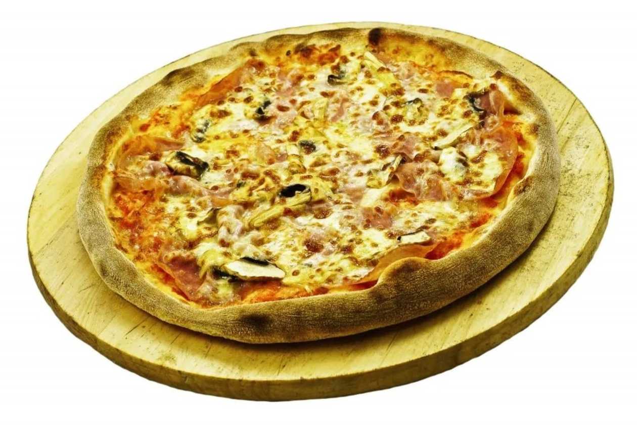 Prosciutto e funghi pizza 32cm