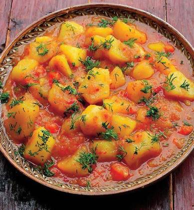 Gazpacho + Potato Stew + Cabbage Salad
