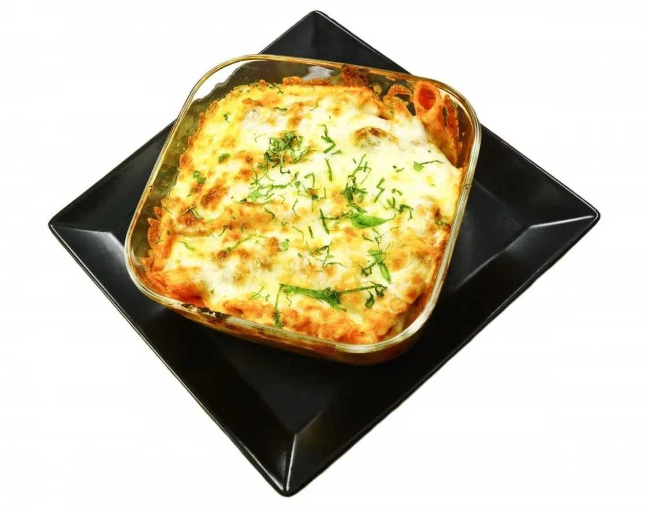 Penne al forno rosso