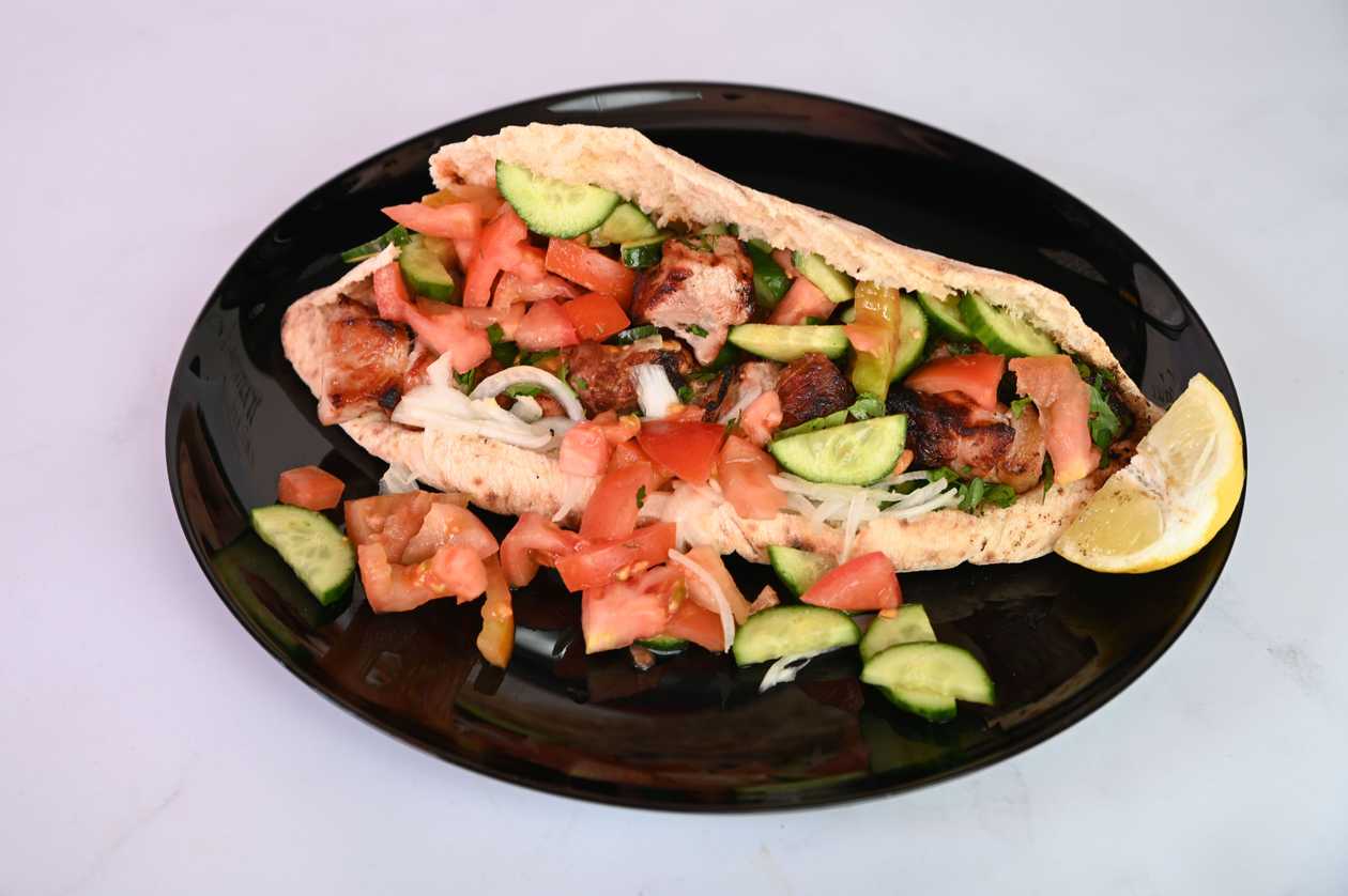 Pork Souvlaki Cypriot Pita