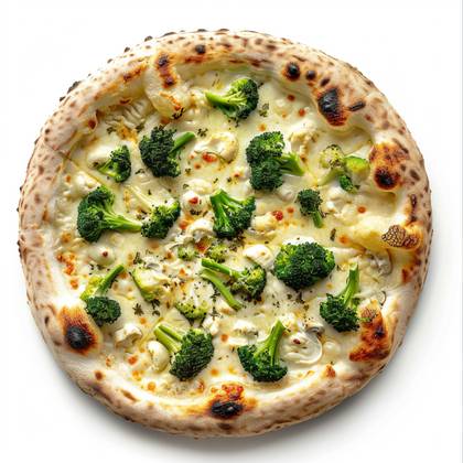 Broccoli pizza