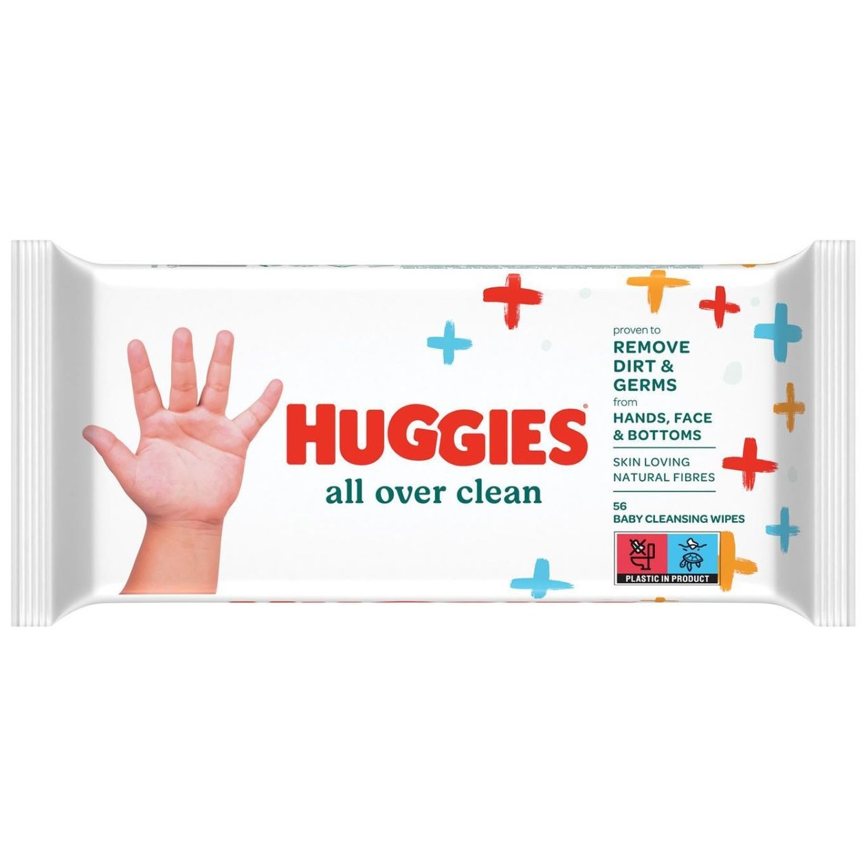 Wet Wipes HUGGIES ALL OVER CLEAN, 56pcs