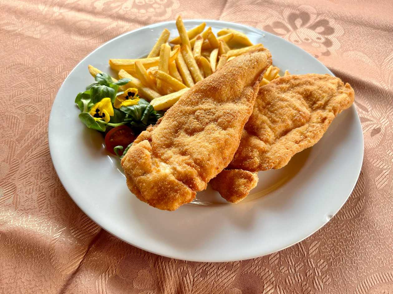 Vyprážaný kurací rezeň