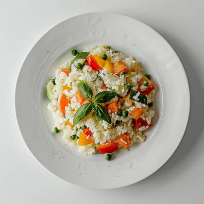 Risotto with vegetable