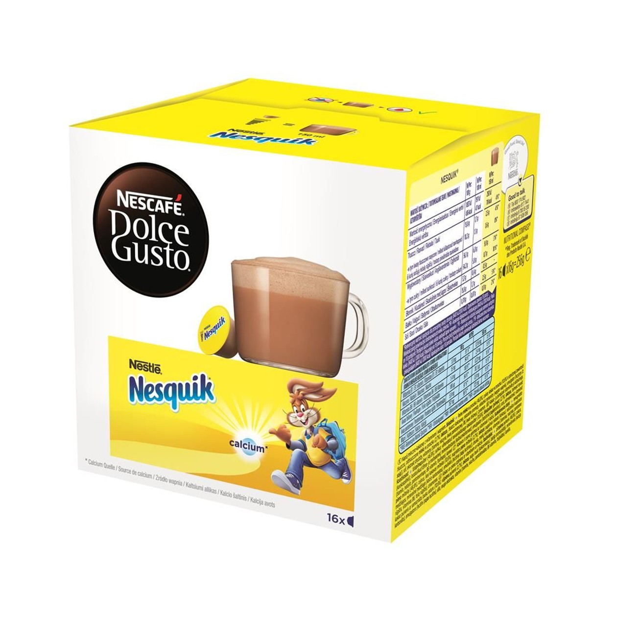 Kakavos kapsulės NESCAFE DOLCE GUSTO NESQUIK, 16vnt. (baigiasi galiojimas)