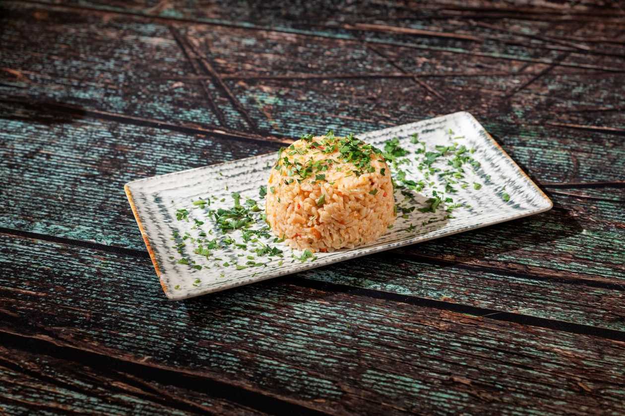 Rice with mushrooms