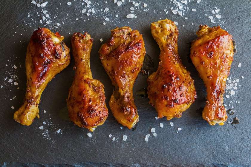 Baked Chicken with Fried Rice