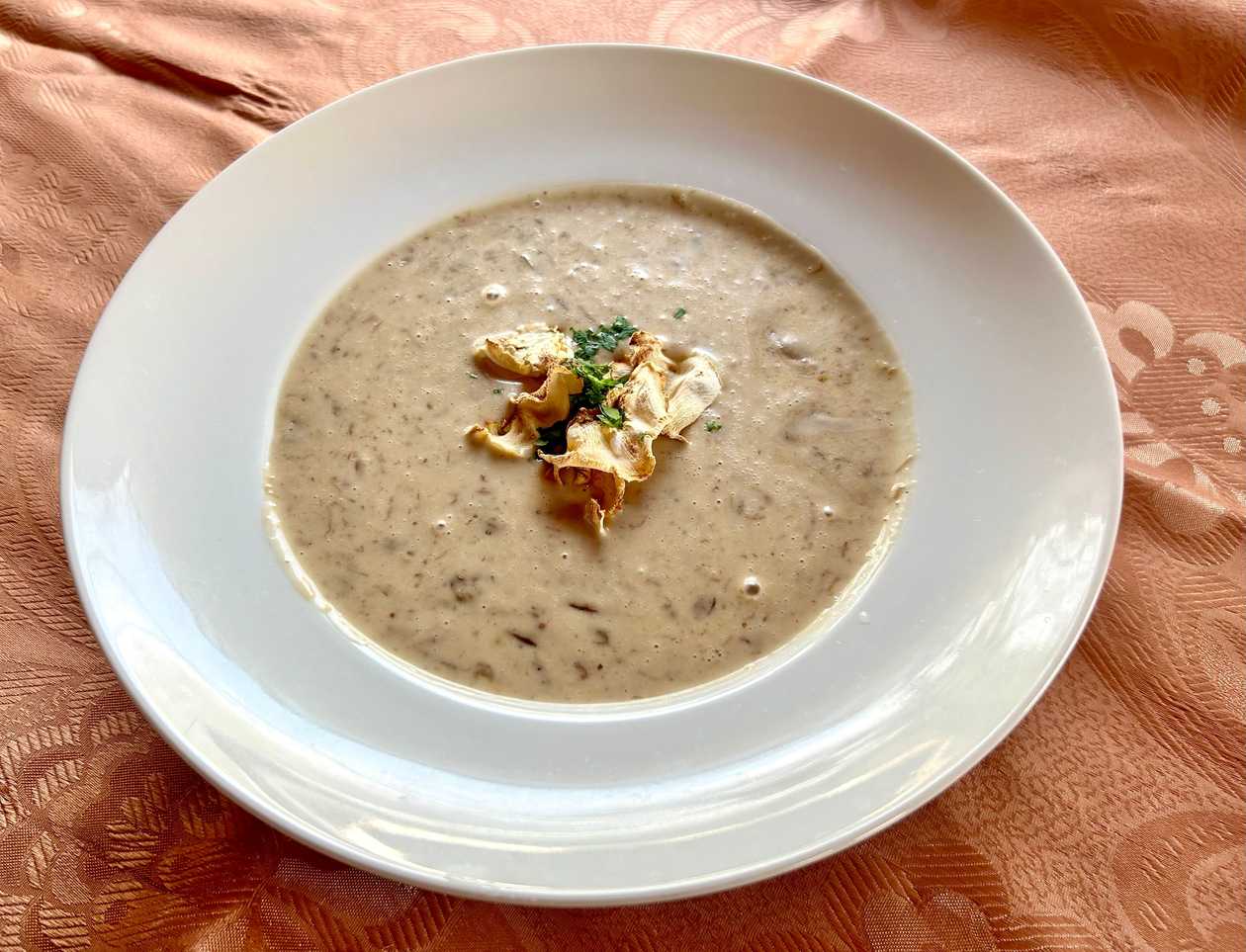 Dubáková krémová polievka