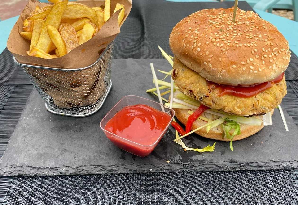 Vegetarian burger