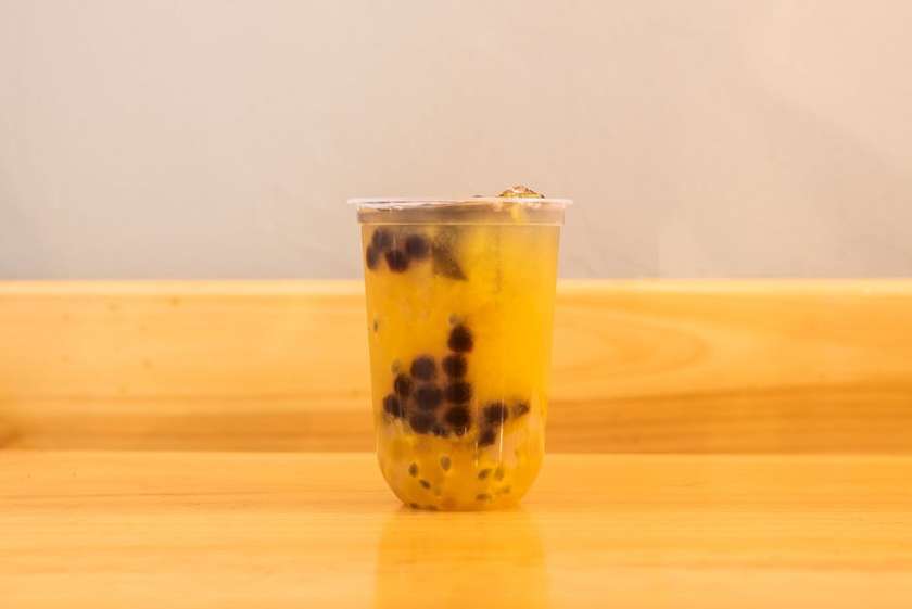 Passion Fruit Tea Boba