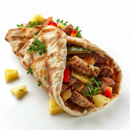 Kebab v pitě hawai