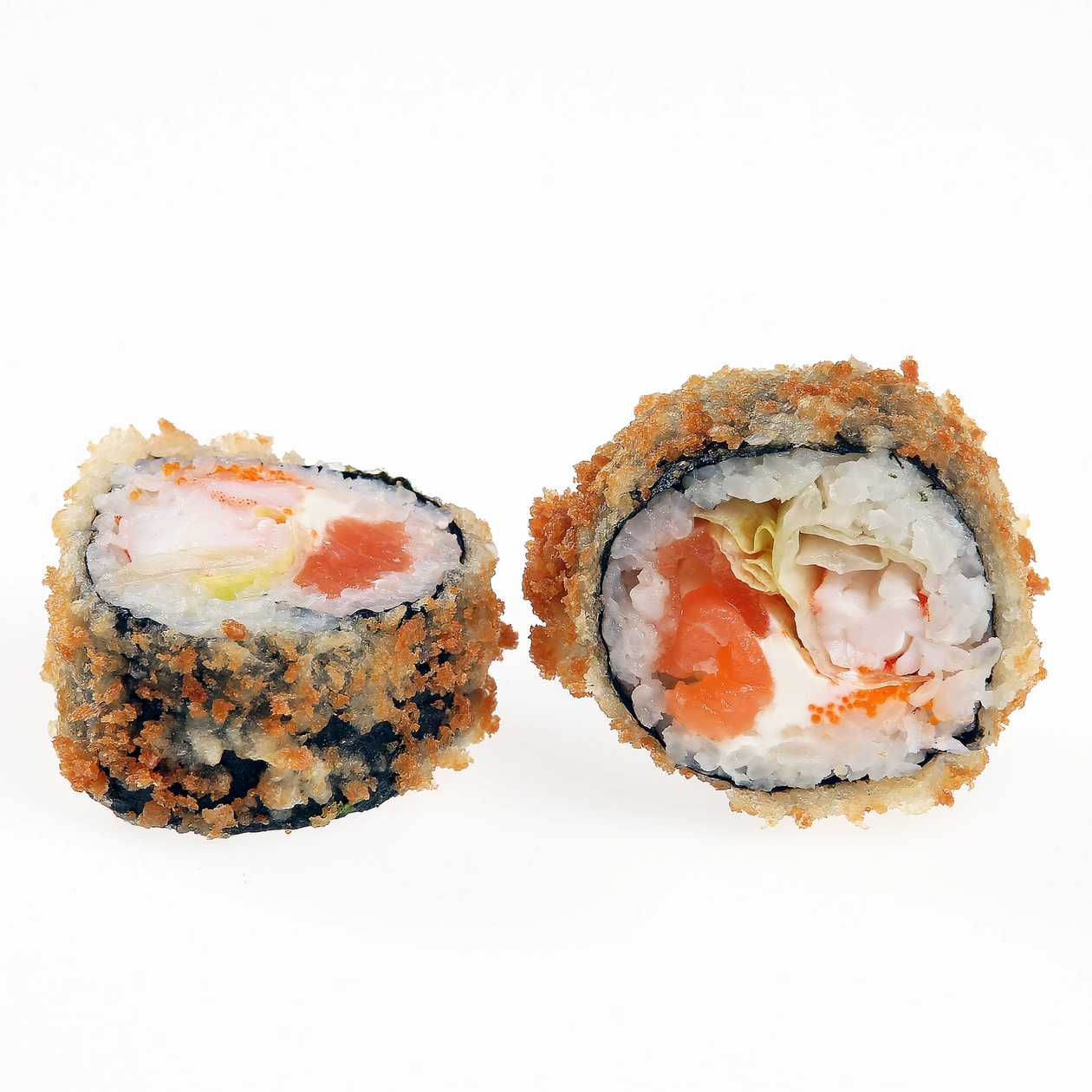 Sake ebi tempura maki (8 pieces).