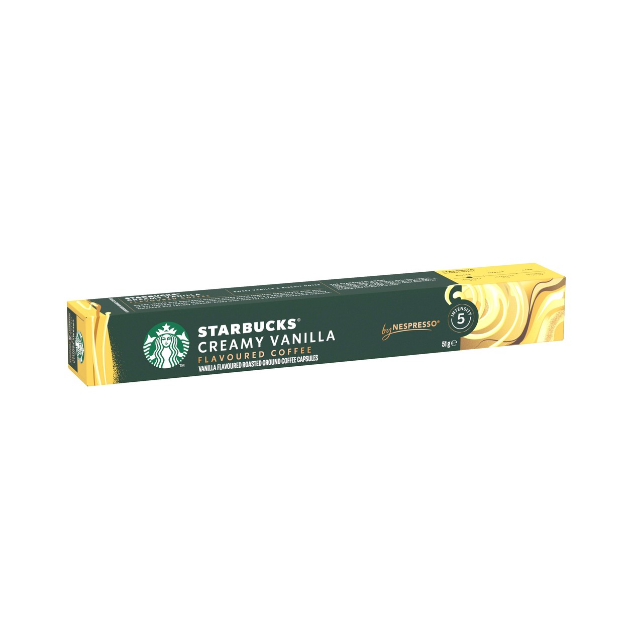 Cápsulas Café Nespresso Baunilha Starbucks 10 Un