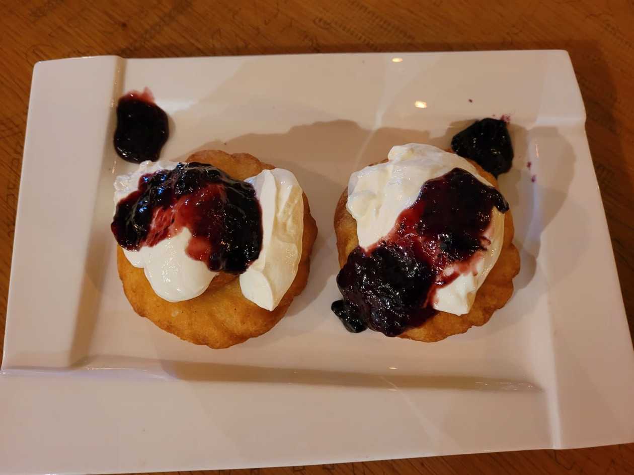 Romanian cheese doughnuts