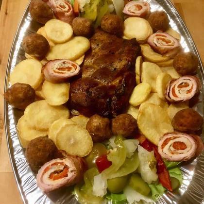 Pork ribs platter